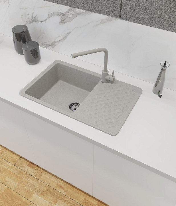Кухонная мойка Кварц QUARZ S447 GranFest 52-S447 - Вид №5