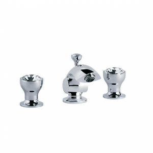 Смеситель для маленькой раковины , на три отверстия ½" JOERGER Palazzo Crystal