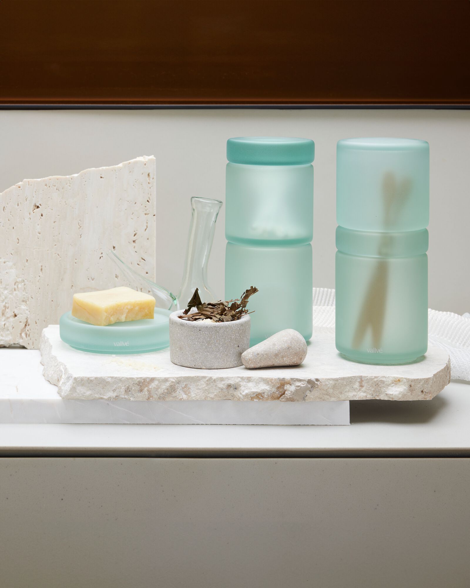 Держатель для хлопка из смолы с крышкой Vallvé LUNA ARCH-00007462 - Вид №8