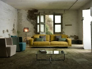 Domingo Salotti 3-х местный тканевый диван Bresson