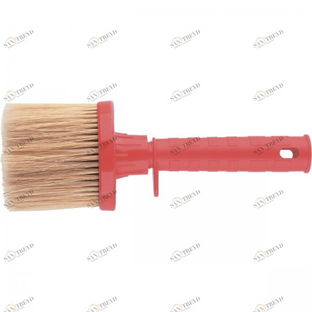 Кисть маховая КМ 80мм натуральная щетина с пластиковым корпусом MATRIX 12421