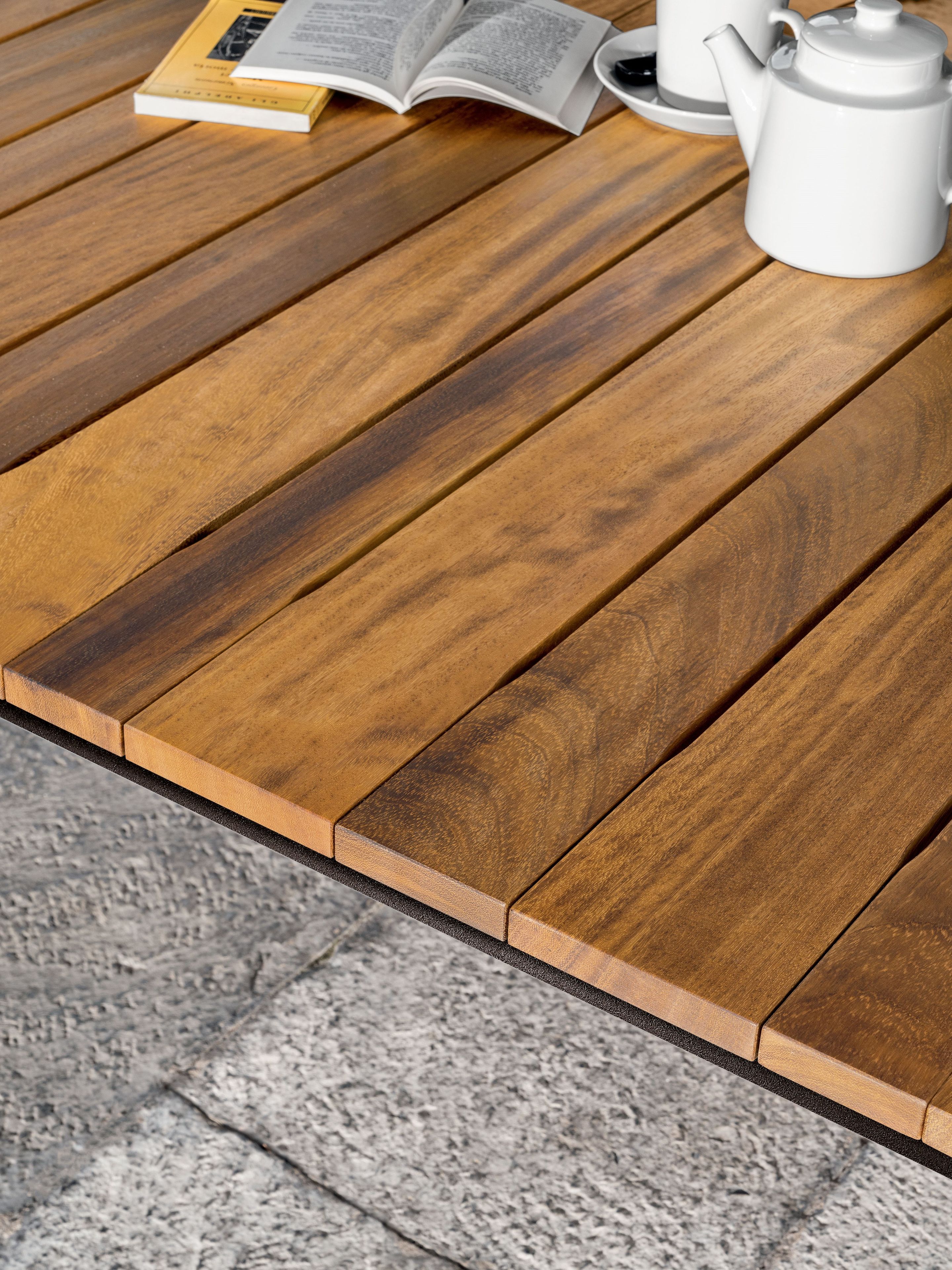 Прямоугольный садовый стол из тикового дерева Sovet Italia ARCH-00085162 - Вид №15