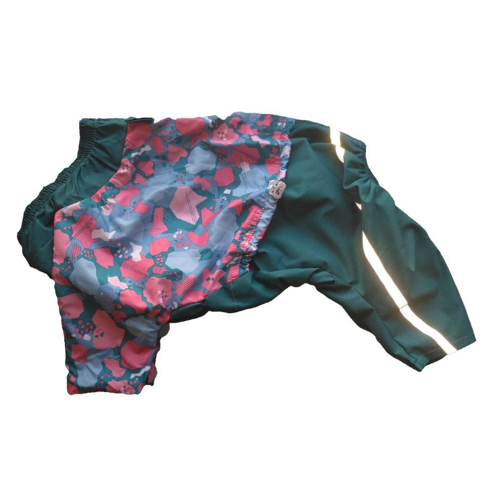 ПР0047889 Комбинезон-плащ для собак породы МОПС молния сверху унисекс размер ХХXL 35 см ДОГ МАСТЕР 