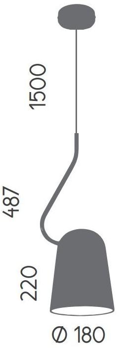Aromas del Campo Регулируемый металлический подвесной светильник Dodo C1169 - Вид №2