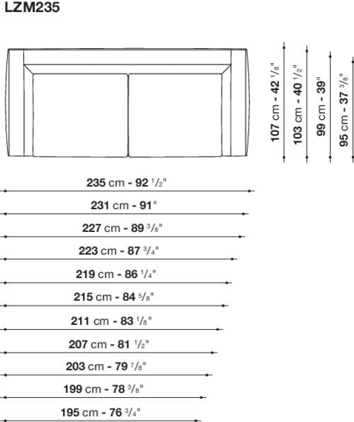 Угловой диван из ткани Maxalto Lucrezia Soft ARCH-00108784 - Вид №12
