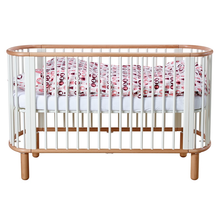 Кроватка Flexa Baby, белая с лакированными ножками, 88х145х75 см 801780195 - Вид №19