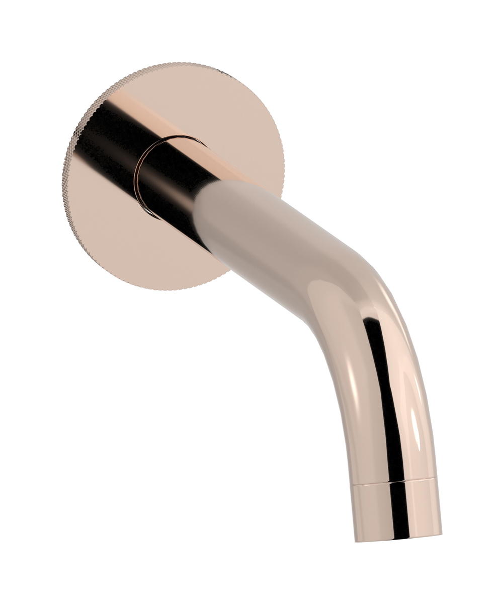 Настенный длинный излив. WE ARE IB id322rs_23 Rose Gold Industria