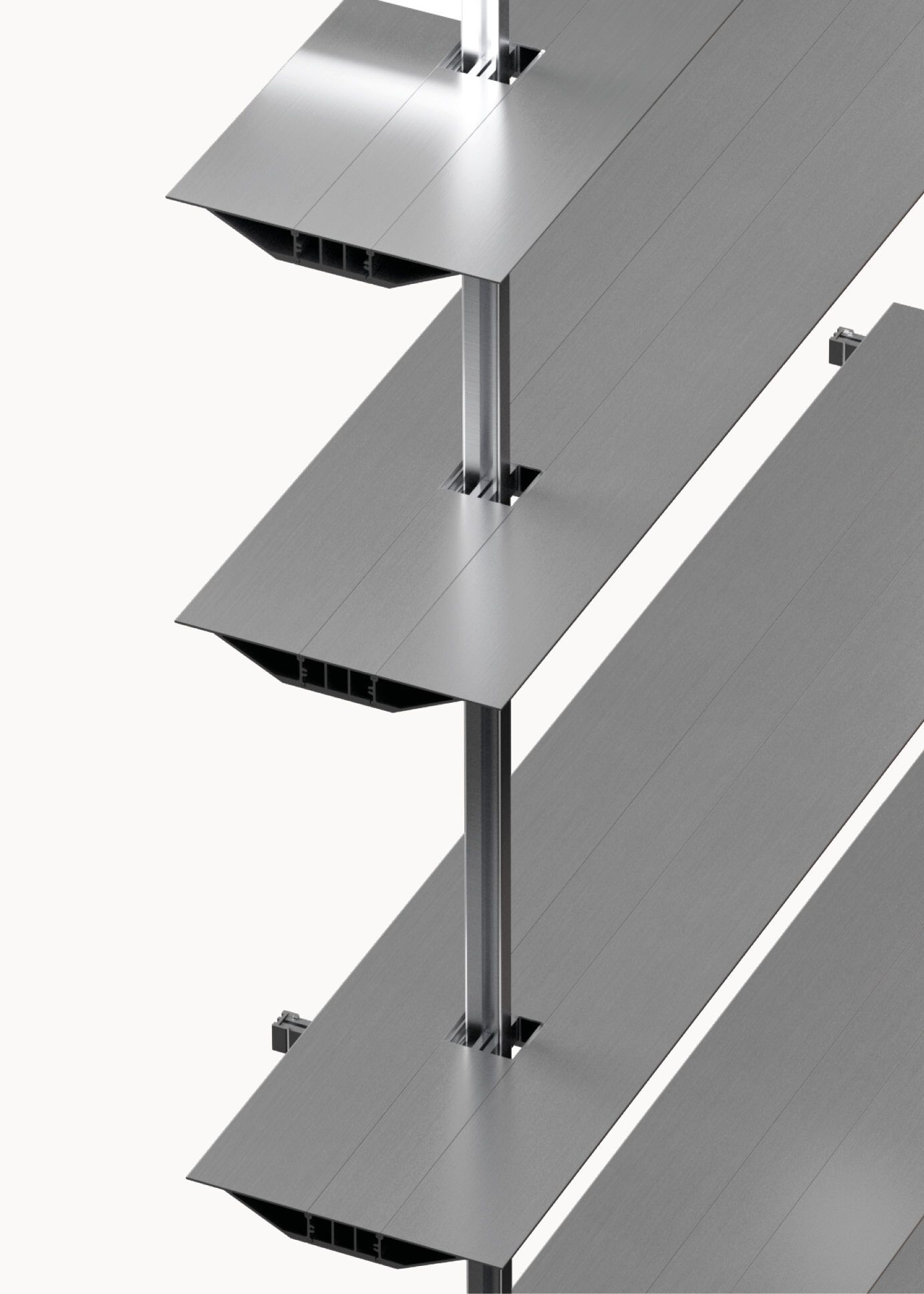 Алюминиевый настенный книжный шкаф BD Barcelona Aluminium ARCH-00134289 - Вид №3