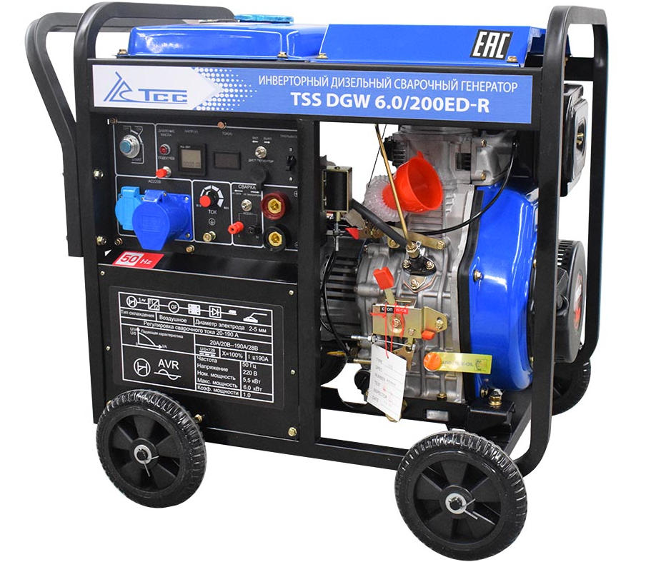 Электрогенератор  дизельный  ТСС DGW 6.0/200ED-R 9129605 STDN-0135340