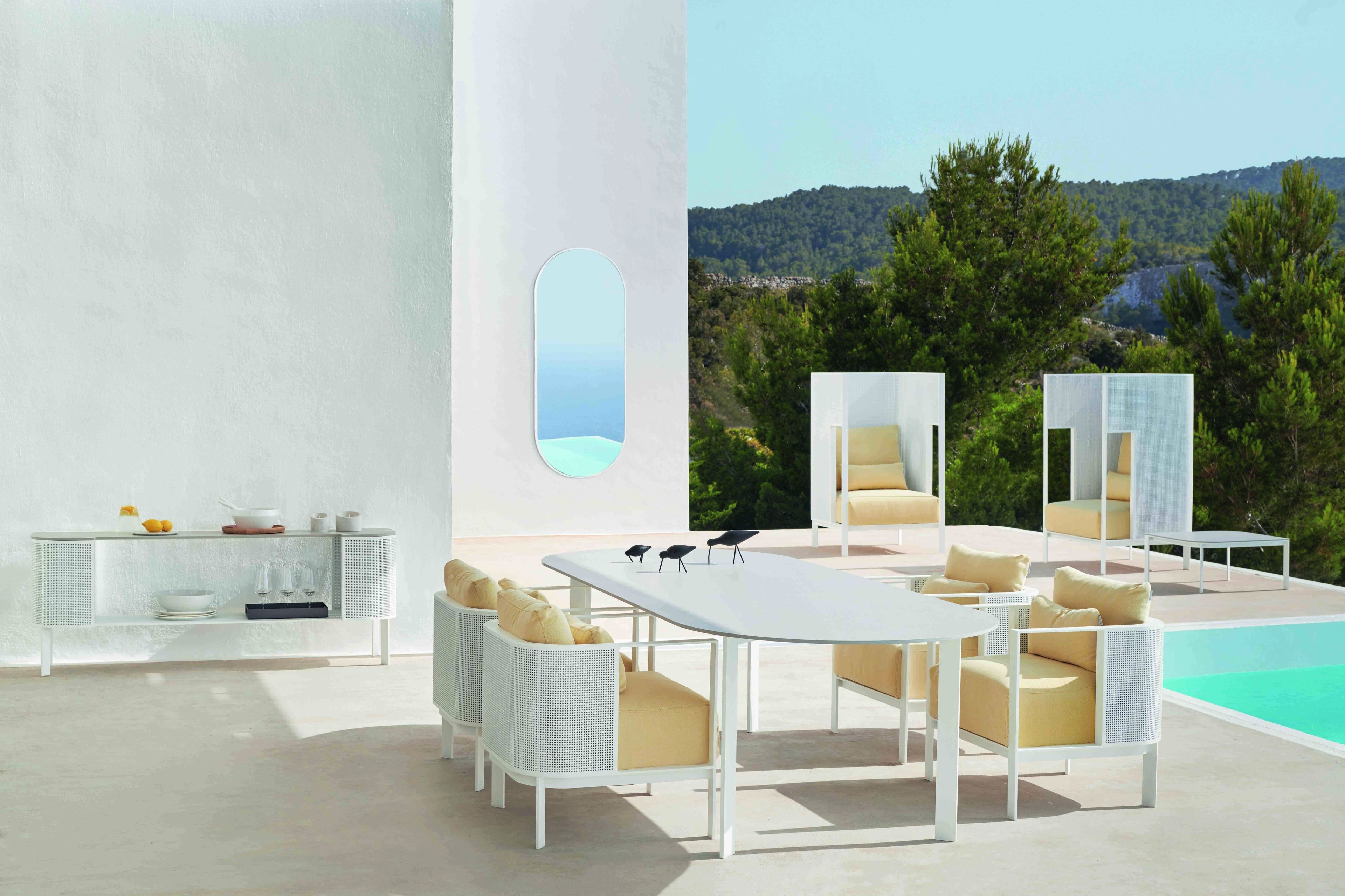 Овальный фарфоровый стол GANDIABLASCO Solanas ARCH-00120600 - Вид №2