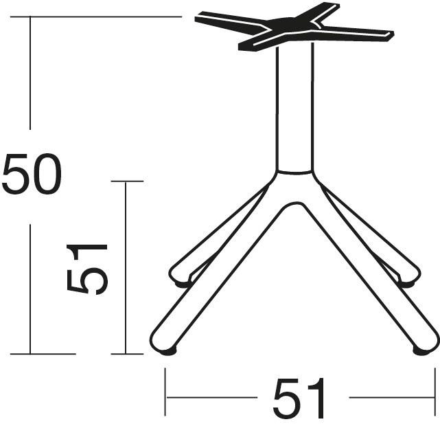SCAB DESIGN Круглый алюминиевый журнальный столик по контракту Nemo sun-id-1369424 - Вид №3