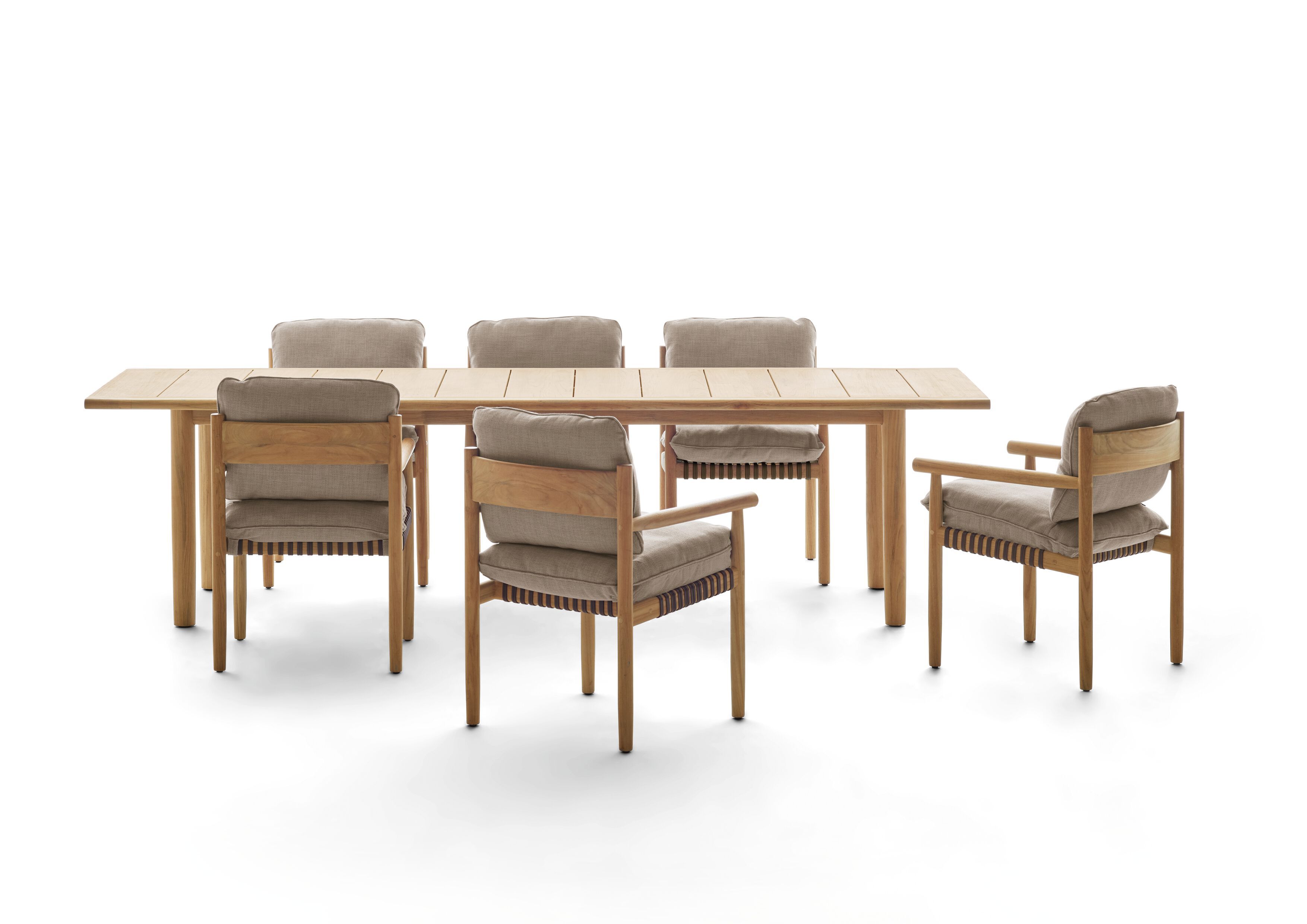 Прямоугольный садовый стол из тикового дерева DEDON TIBBO ARCH-00129262 - Вид №8