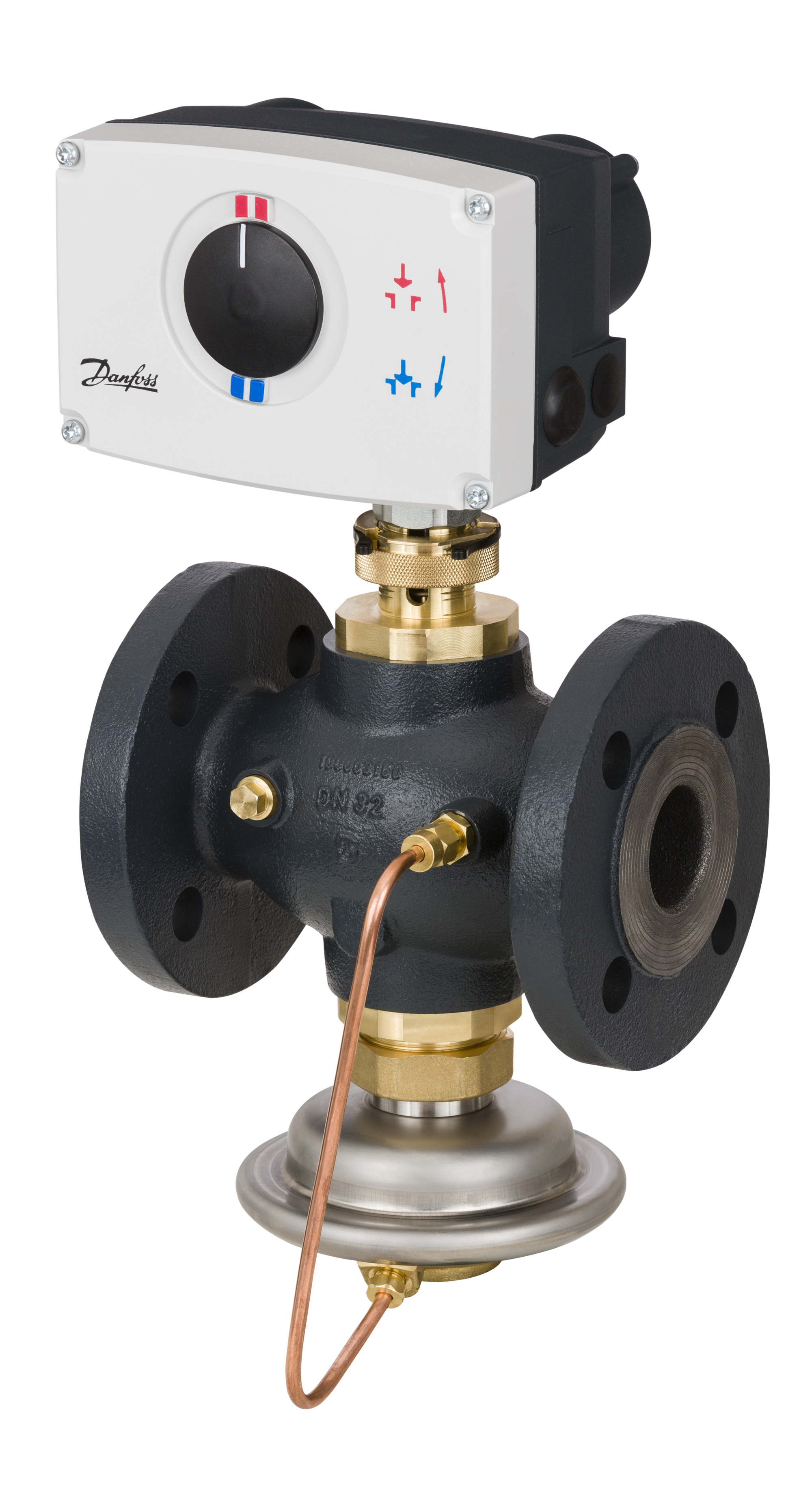 Danfoss Редукторные электроприводы с трехпозиционным управлением AMV 435 Эл.привод имп., 230В пер. тока 082H0163  - Вид №29