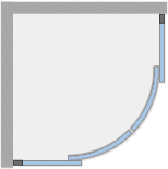 Душевое ограждение Ambassador Kingston 14011105 (1000x1000x2000), 1 место  - Вид №7