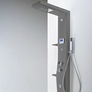 Душевая колонна Etoile Grey 160 см c хромотерапией и изливом 4ETA8N0G