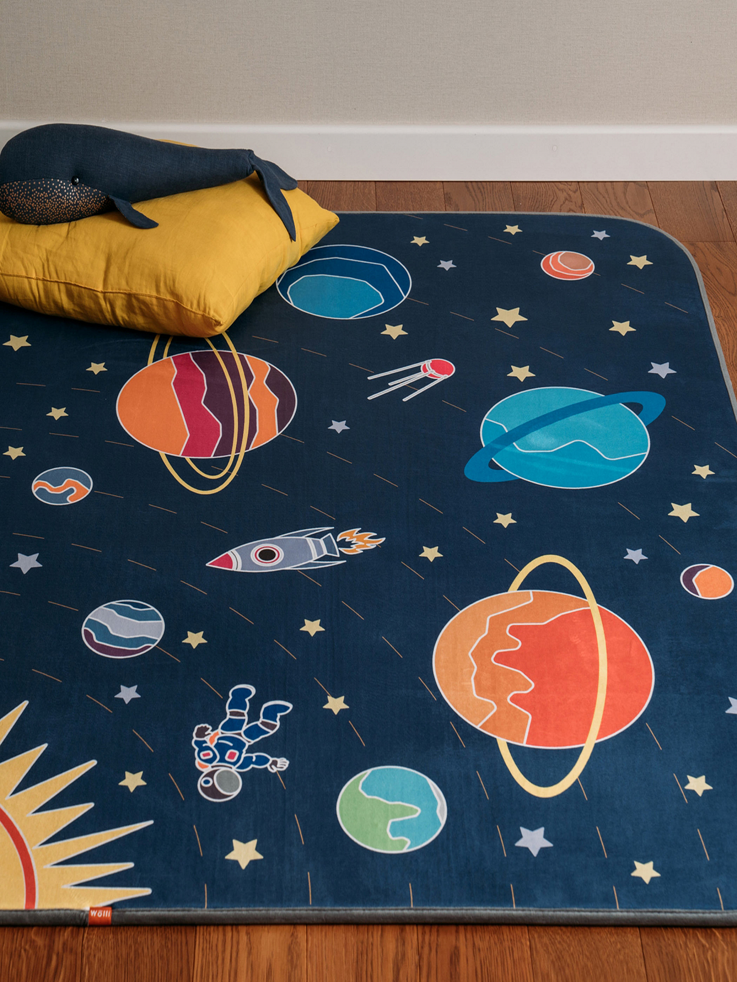 Детский игровой коврик 160х120 см "Открытый космос" БЕЛЬМАРКО  351573 Синий Santreyd  - Вид №1