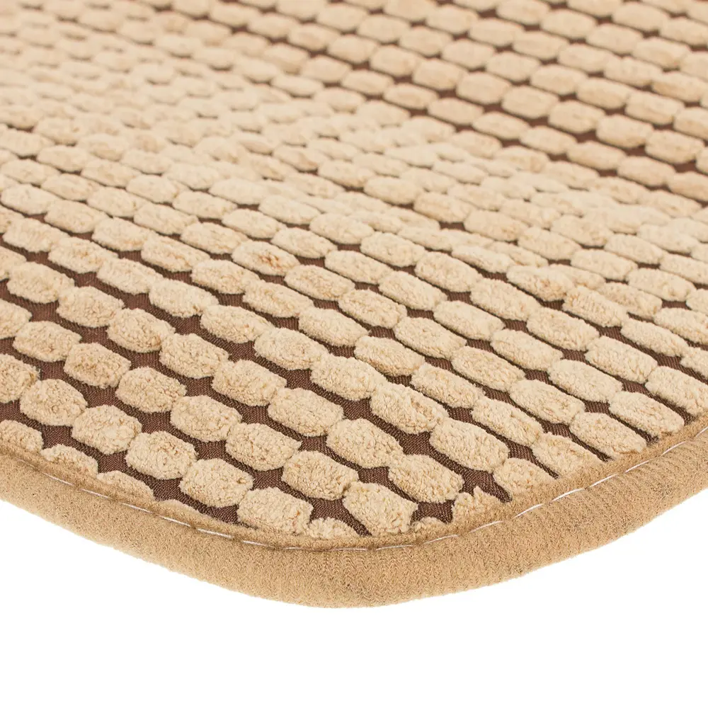 Коврик для ванной комнаты «Corn» 45x70 см цвет бежевый АКВАДЕКОР STLM-2186303 - Вид №1