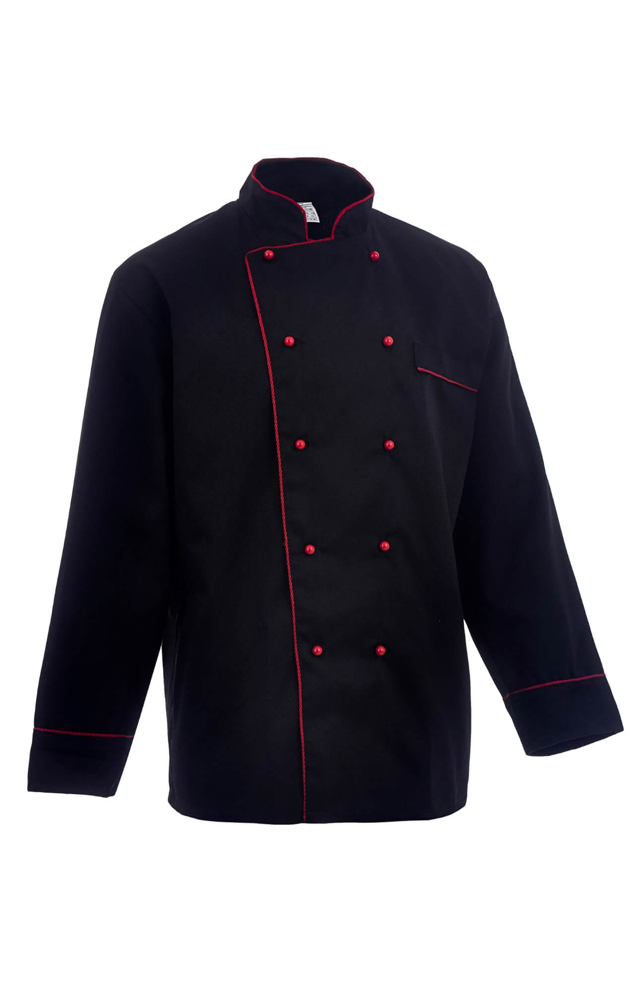 66013 Куртка поварская "Люкс" черная  Повар  размер 56-58/182-188 Спецодежда  - Вид №2