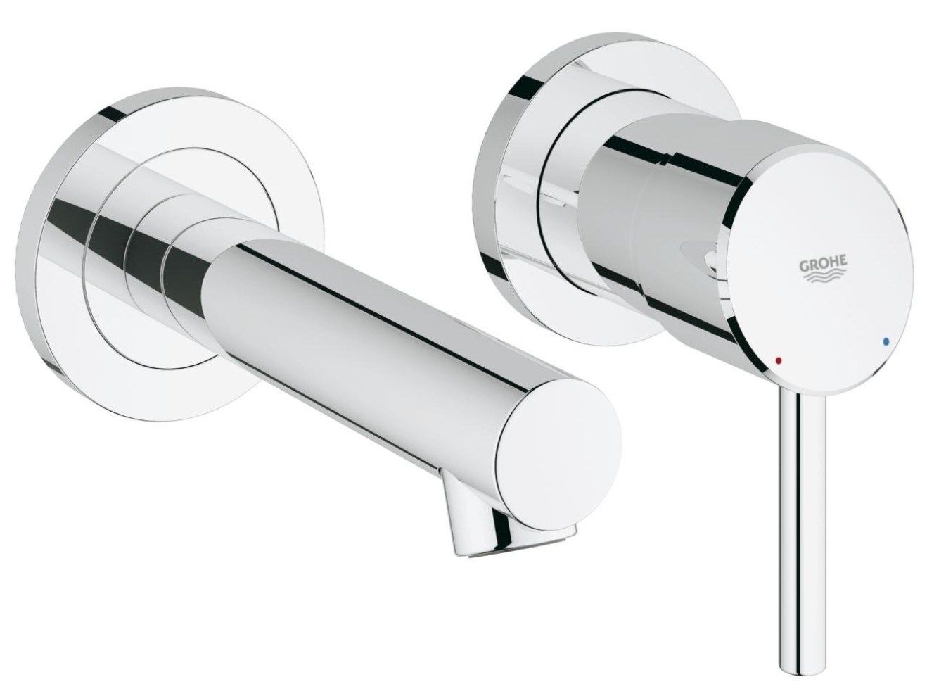 Однорычажный смеситель для раковины с 2 отверстиями Grohe концепция ARCH-00135075 - Вид №1