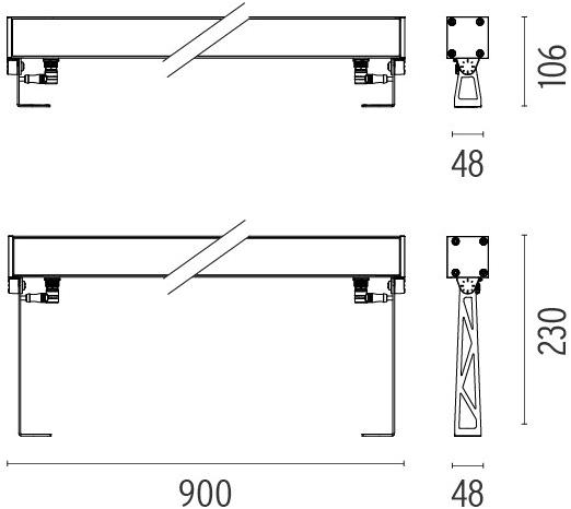 Flos Алюминиевый светодиодный уличный настенный светильник Outdoor collection - muro+soffitto sun-id-1352878 - Вид №12