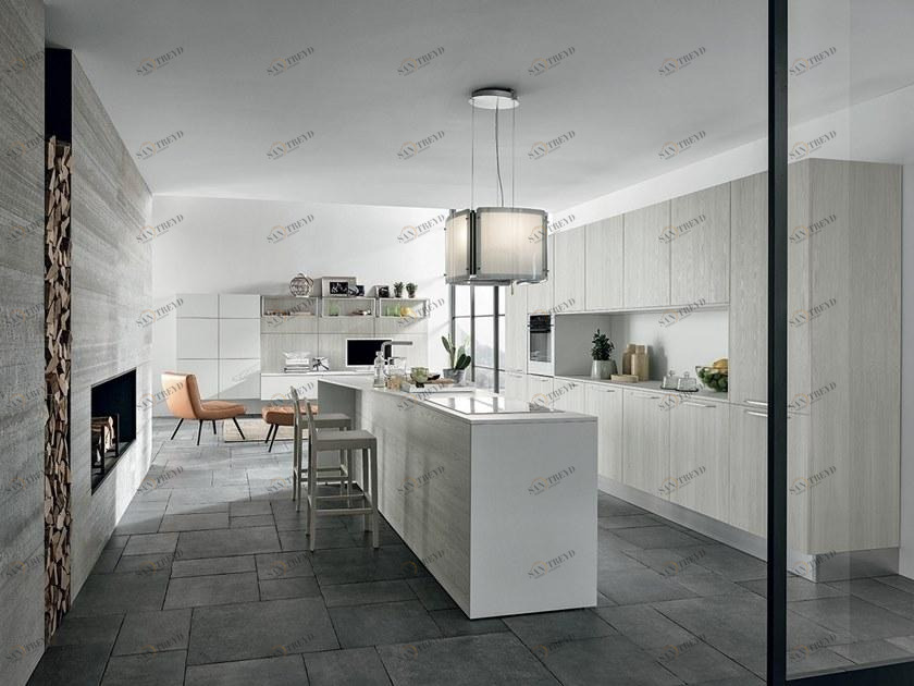 Colombini Casa Кухня на заказ из фанерованной древесины sun-id-1505194