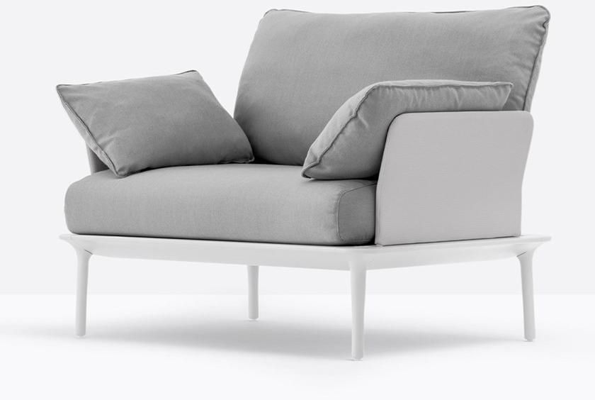 Pedrali Садовое кресло с подлокотниками, обитое тканью Reva Reva_p - Вид №2