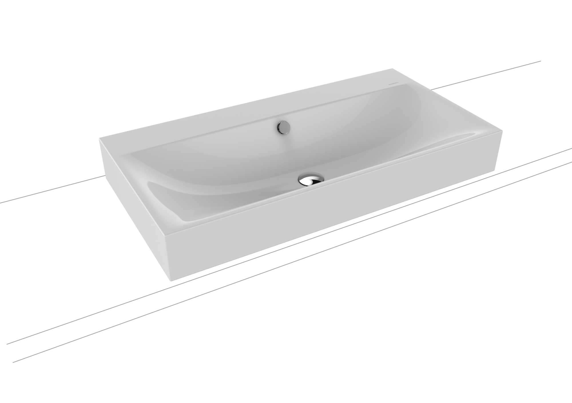 Умывальник KALDEWEI Сталь эмалированная 3043 145 Манхэттен 30433083145 