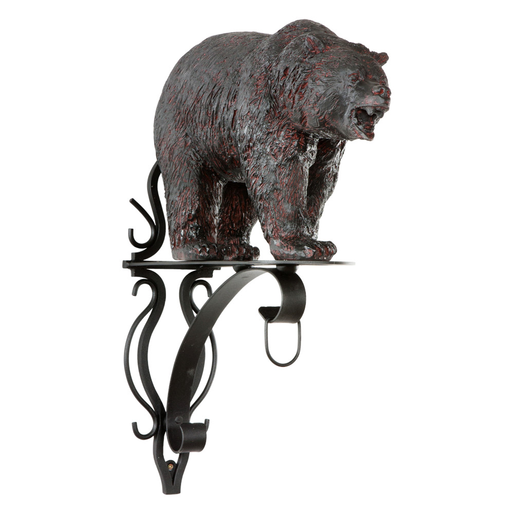 77075 Кронштейн для цветов Медведь Велес Шоколад BOGACHO 4627155816278