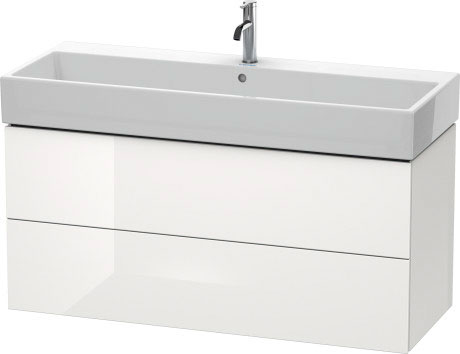 LC627908080 L-Cube Тумбочка подвесная Graphit Super Matt Duravit - Вид №2