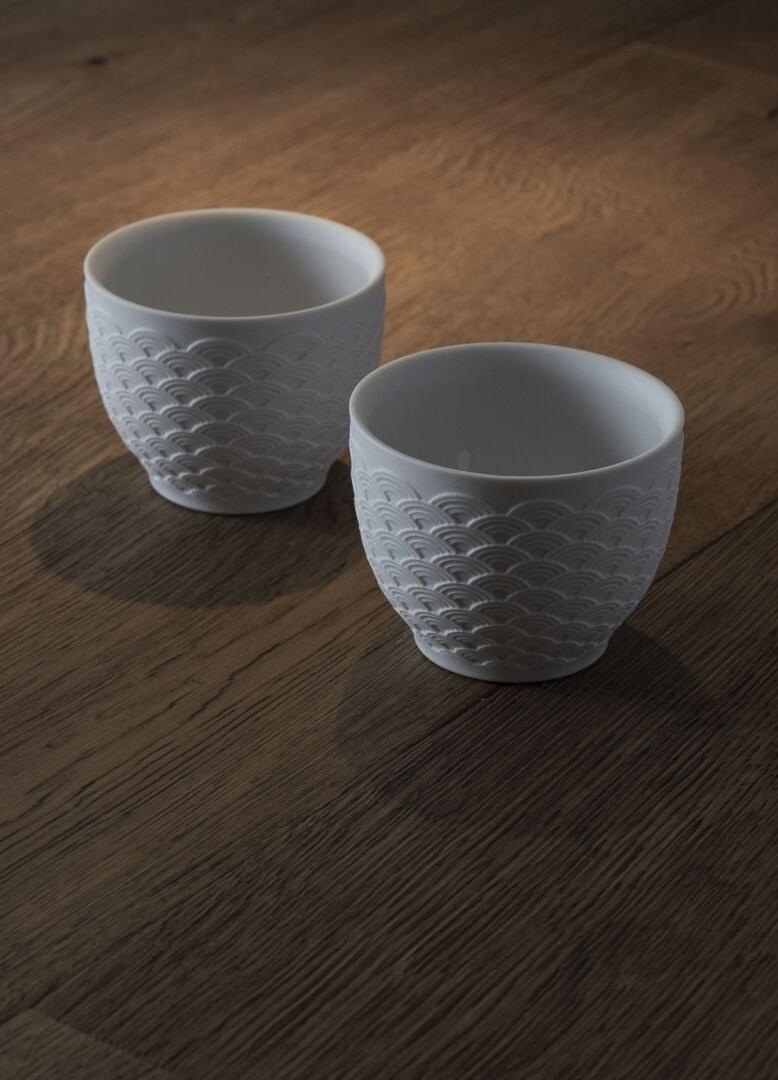 Lladró Набор фарфоровых чаш Koi 01009460 - Вид №1