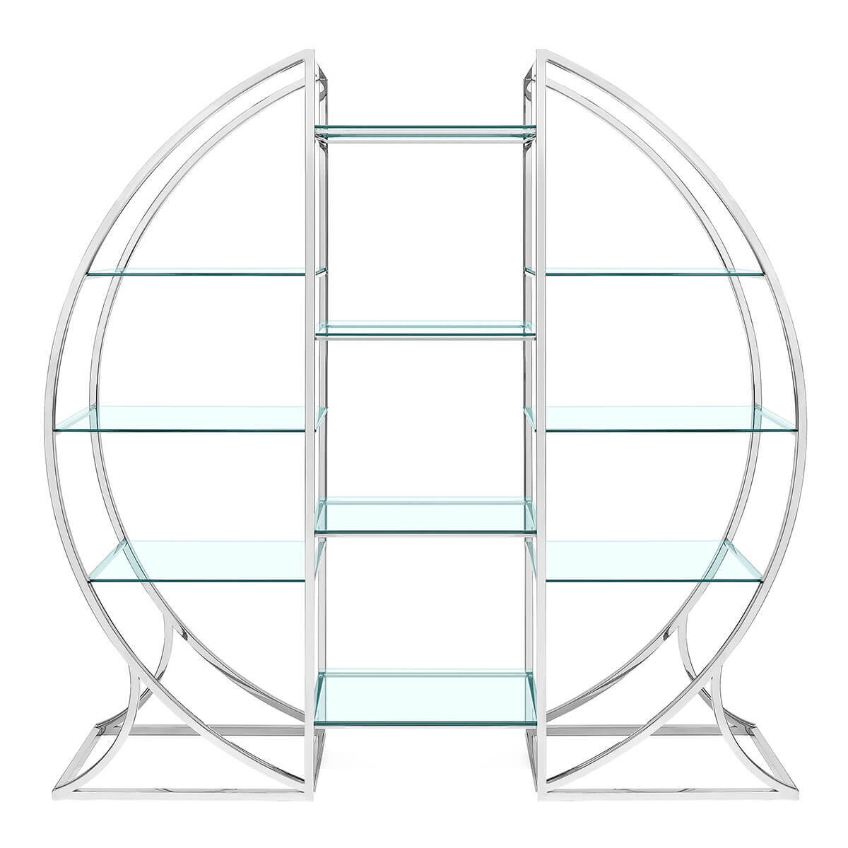 706065-02 ABHIKA ПОЛКА AUSTIN H202 203X48 SILVER 