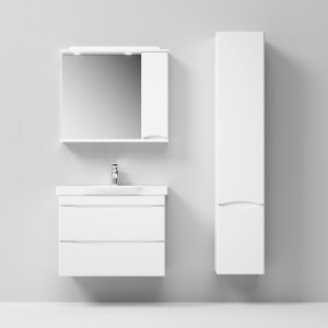 M80CHR0356WG шкаф-колонна подвесной правый 35 см двери белый глянец ш AM.PM Like