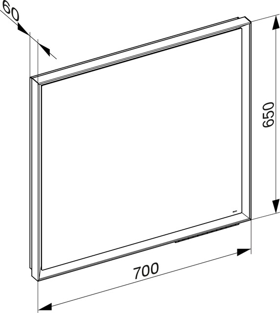 14598132000 Зеркало с подсветкой KEUCO Royal Lumos - Вид №6
