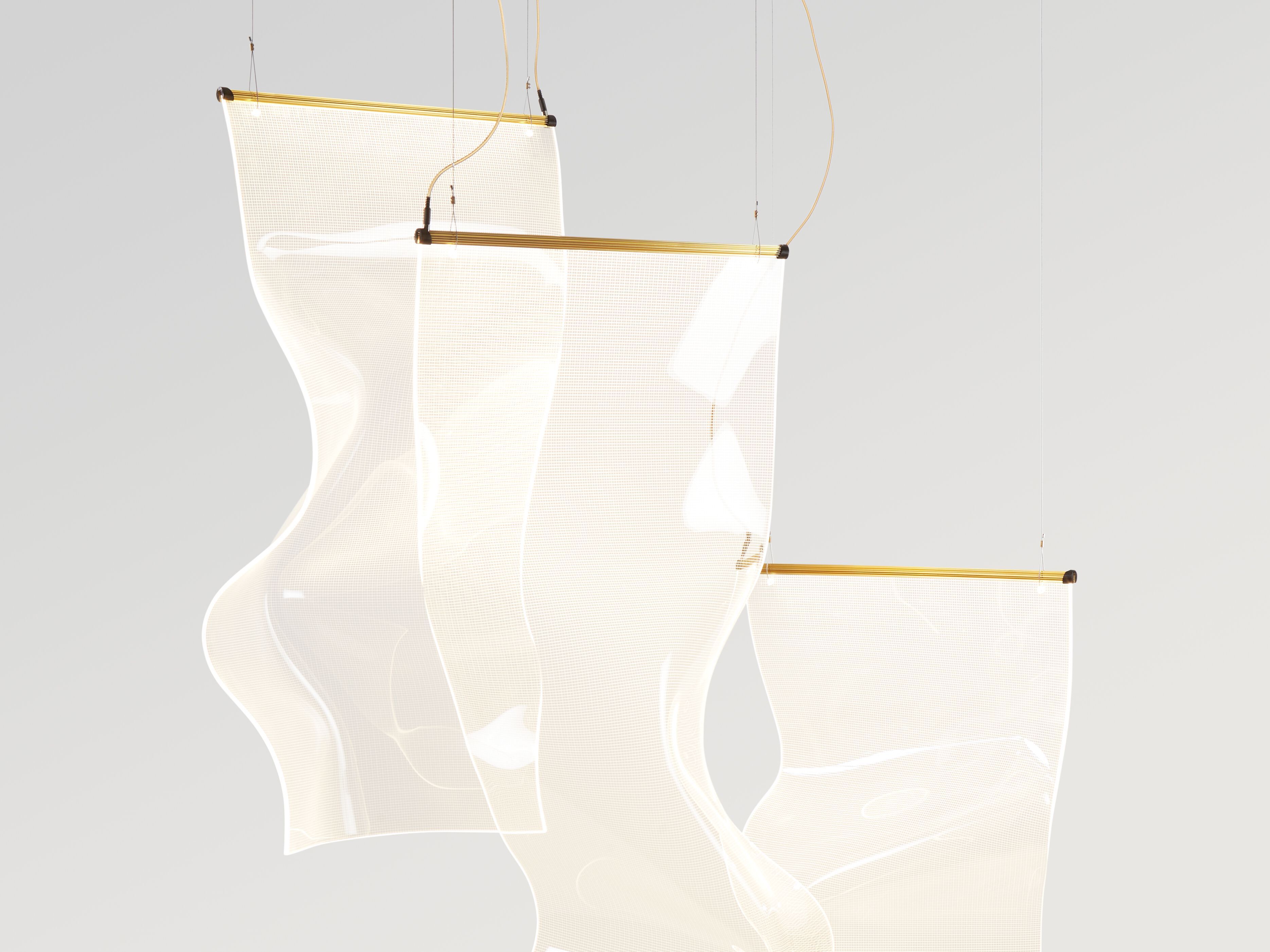 Акриловый светодиодный подвесной светильник ручной работы PARACHILNA GWEILO ARCH-00089504