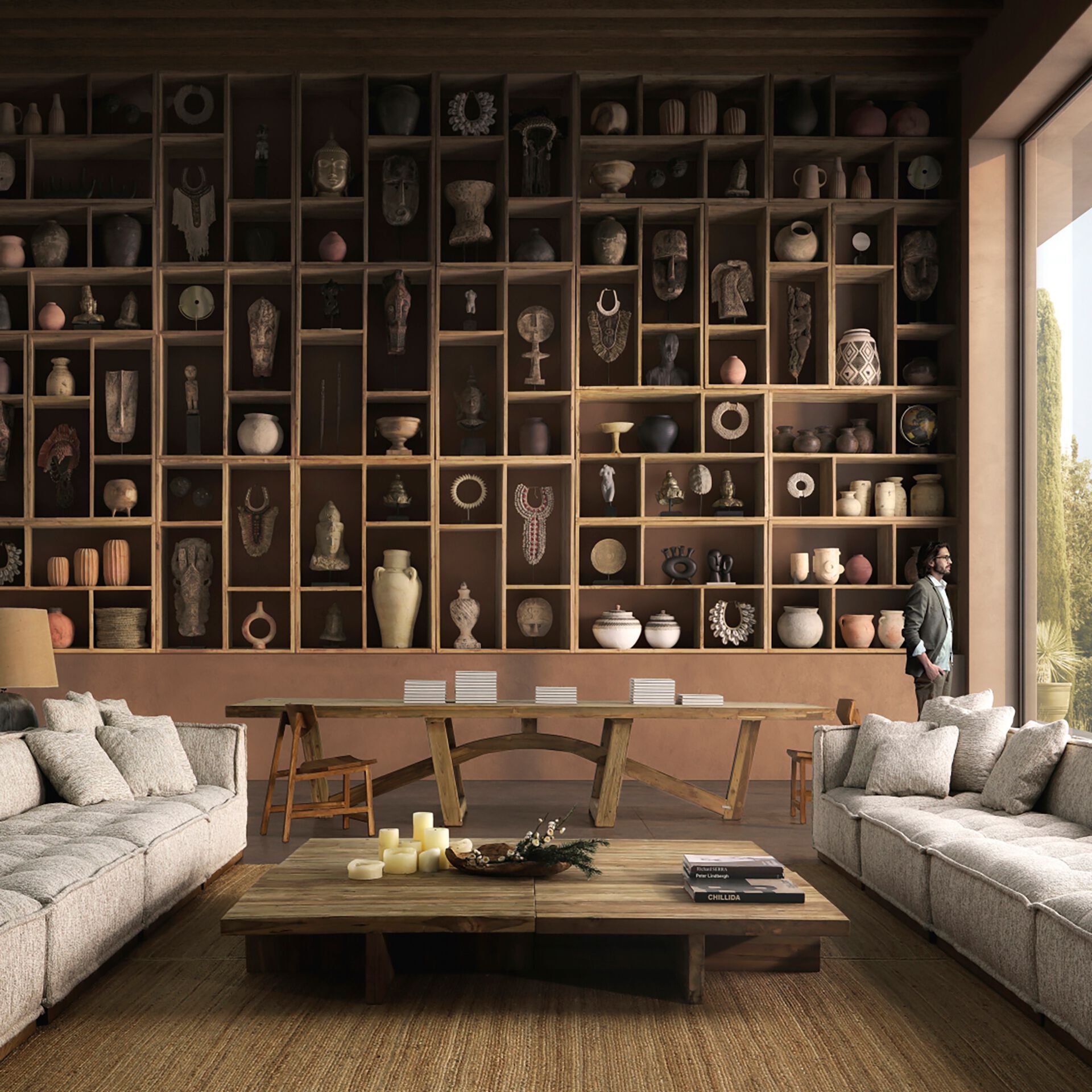 Деревянный квадратный низкий журнальный столик Vical Home Pure ARCH-00115380 - Вид №5