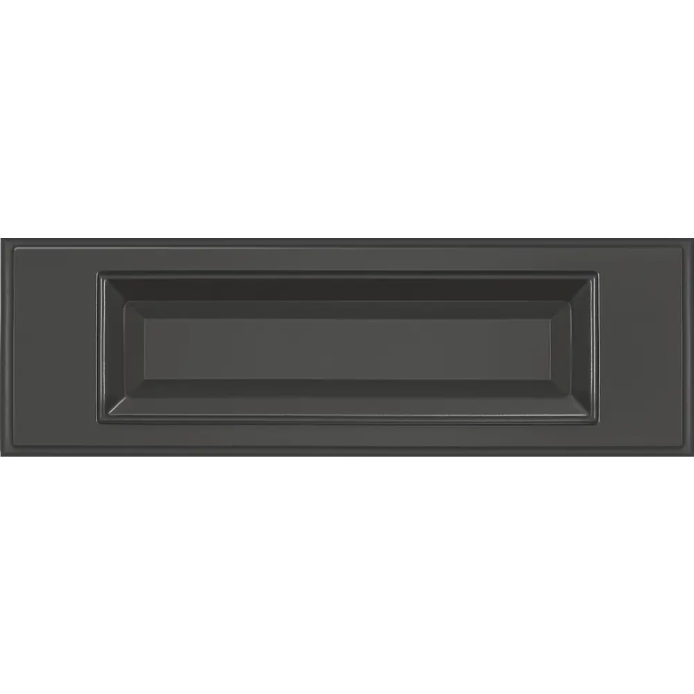Фасад для кухонного ящика Мегион 39.7x12.5 см Delinia ID МДФ цвет тёмно-серый STLM-2065206 - Вид №1