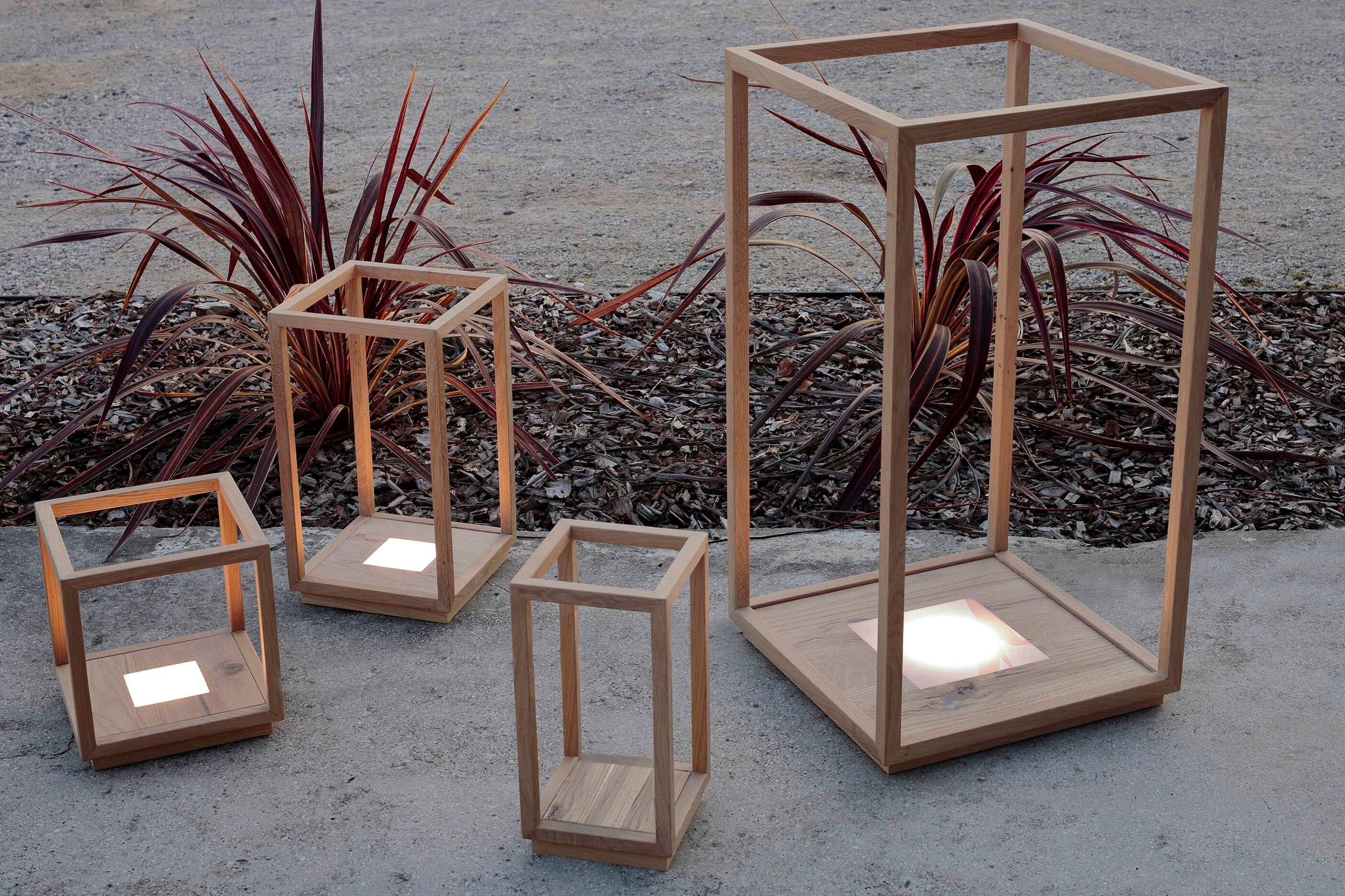 Напольная лампа из дуба Deodara Light box ARCH-00100193 - Вид №3