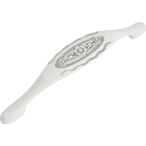 Мебельная ручка-скоба Jet 208 белый матовый 128 мм