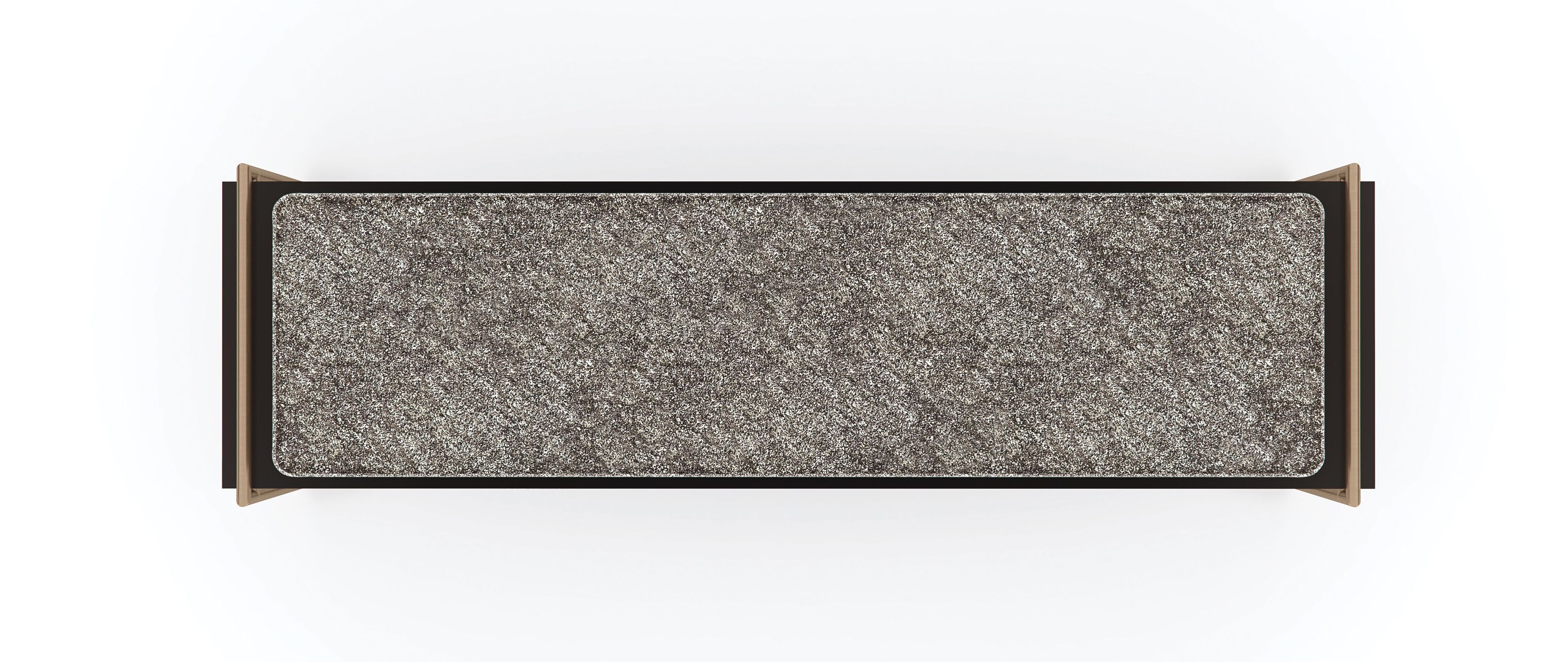 Мягкая скамейка из ткани Caracole SLIM LINE ARCH-00123404 - Вид №2