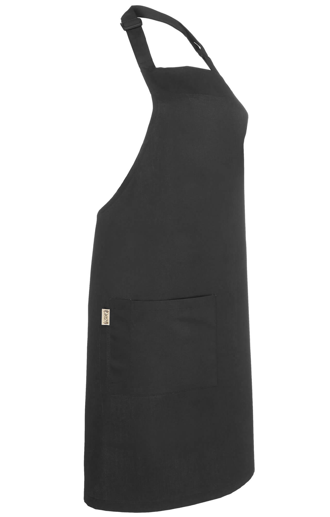 60125 Фартук с нагрудником black (черный) HORECA  Одежда для официантов  размер  - Вид №4