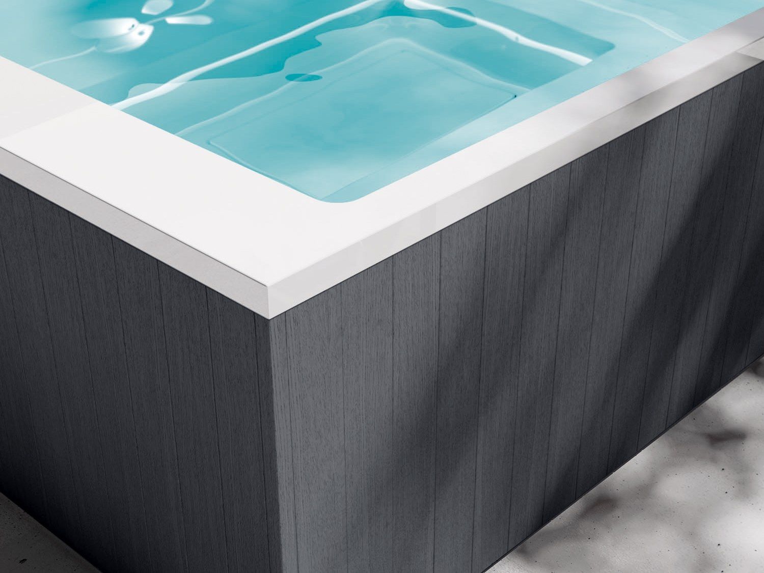 Прямоугольная мини-чаша с гидромассажем с хромотерапией Gruppo Treesse Minipiscine-Ghost Plus ARCH-00149676 - Вид №4