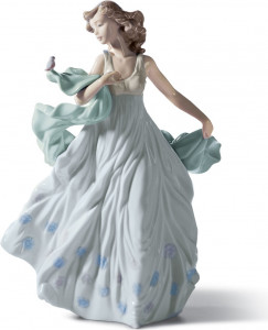 10668981 LLADRO Фигурка Lladro "Летняя серенада" 21x32см Фарфор