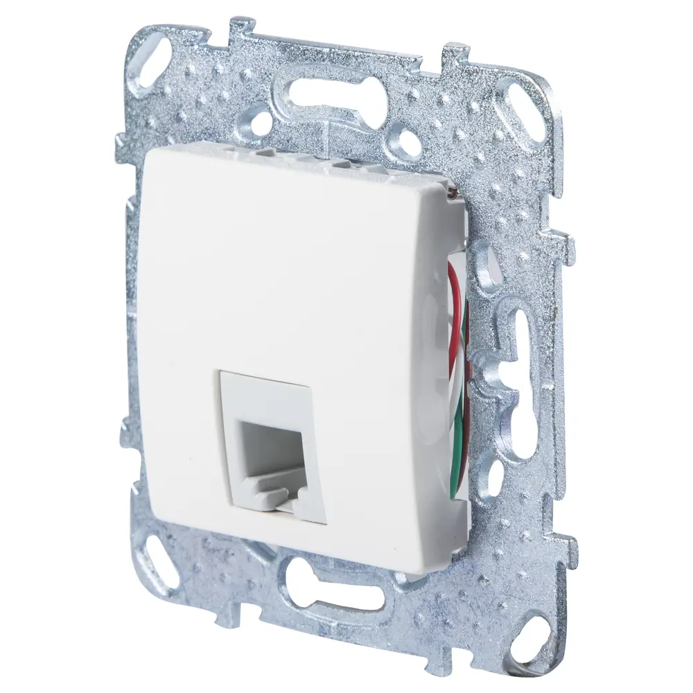 Телефонная розетка встраиваемая Systeme Electric Unica RJ11, цвет бежевый STLM-2069368 - Вид №3