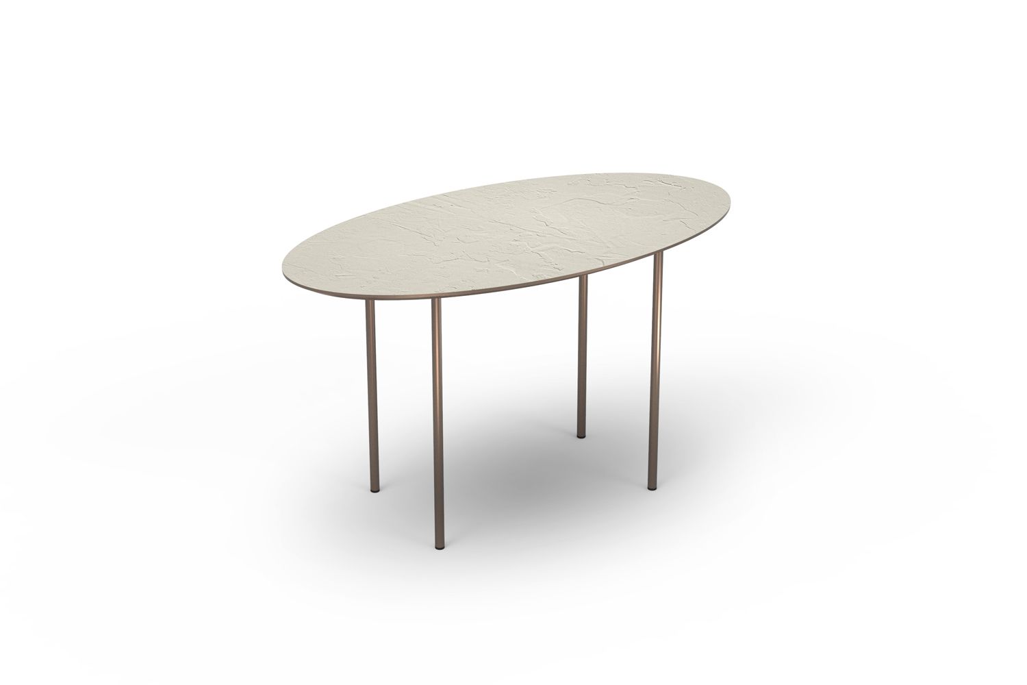 Металлический овальный журнальный столик MOMENTI Home &amp ARCH-00045905 - Вид №1