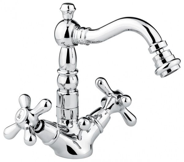 12614CR Смеситель Deco Old с донным клапаном для биде, цвет хром EMMEVI Decò old