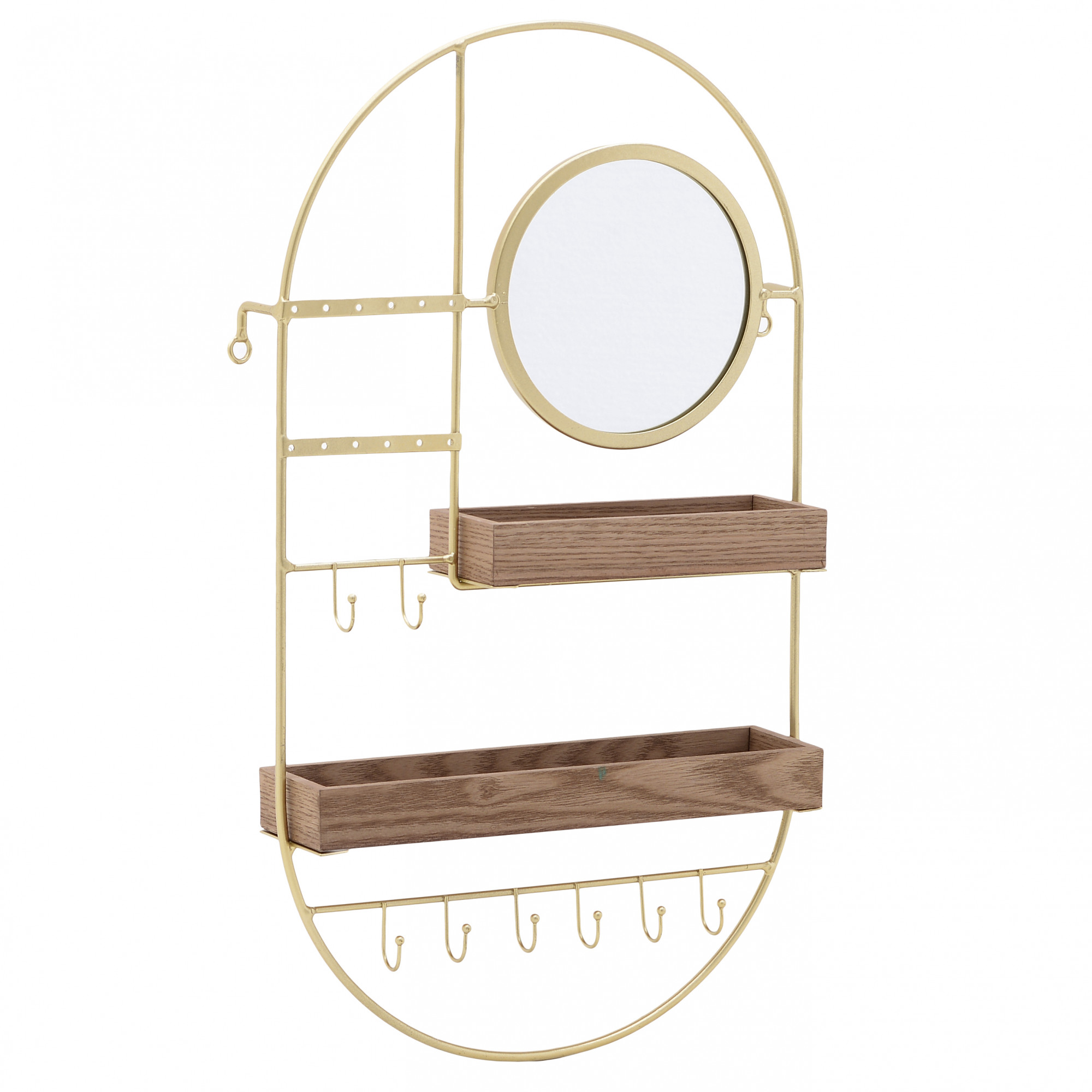 3850874.0005 СТЕЛЛАЖ НАСТЕННЫЙ С ЗЕРКАЛОМ TO4ROOMS 