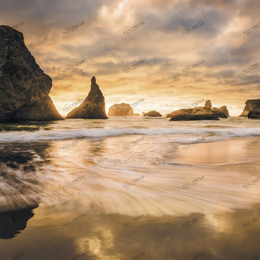 SH053-VD4-Golden-Stacks Фотообои Komar Stefan Hefele 2.5х4 м SH053VD4GOLDENSTACKS