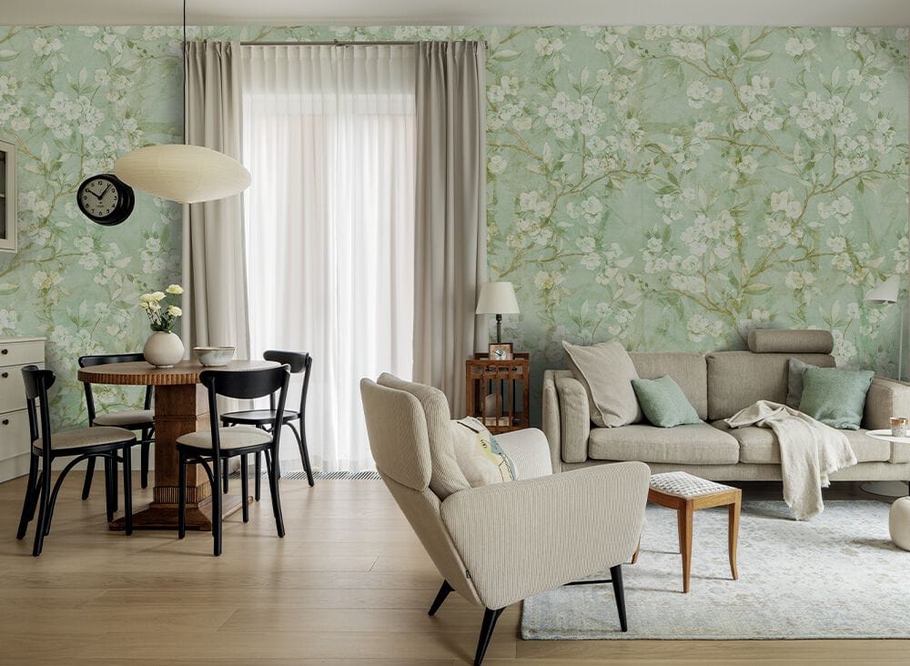 Обои с цветочными мотивами Jannelli&Volpi СП 201 MURALS DECOR ARCH-00071778 - Вид №3