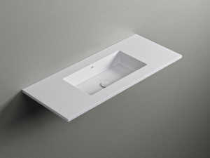 Прямоугольная раковина Corian® с столешницей