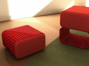 GARDA DESIGN Пуф из перфорированного листа